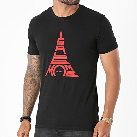 Sale Môme Paris - Tee Shirt Paris Noir Rouge