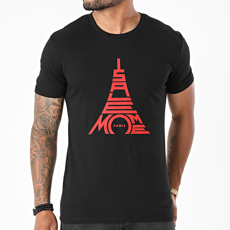 Sale Môme Paris - Tee Shirt Paris Noir Rouge