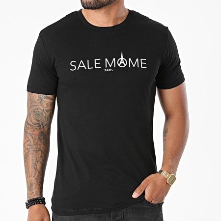 Sale Môme Paris - Tee Shirt Logo Noir Blanc