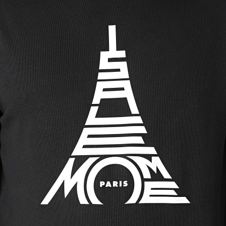 Sale Môme Paris - Sweat Capuche Paris Noir Blanc