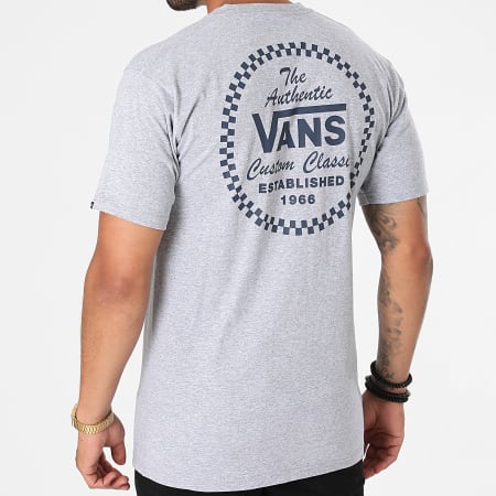 Vans - Camiseta Vans Custom Classic A5KCK Gris brezo