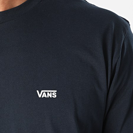 Vans - Maglietta con logo sul petto sinistro A3CZE Blu navy