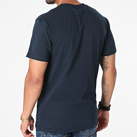 Vans - Logotipo pecho izquierdo Camiseta A3CZE Azul marino