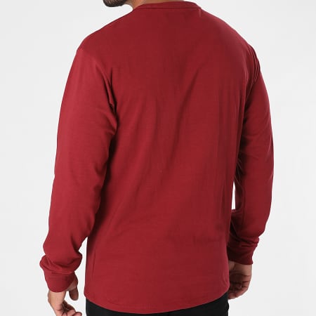 Vans - Tee Shirt Manches Longues Off The Wall A4TUR Bordeaux