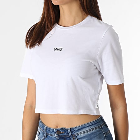 Vans - Camiseta de tirantes para mujer VN0A54QUWHT Blanca
