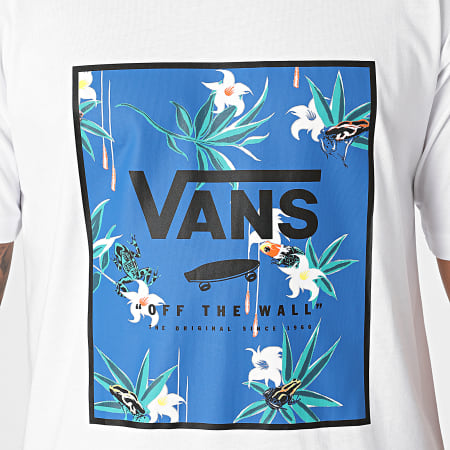 Vans - Tee Shirt Classic Print Box A5E7YZ Blanc