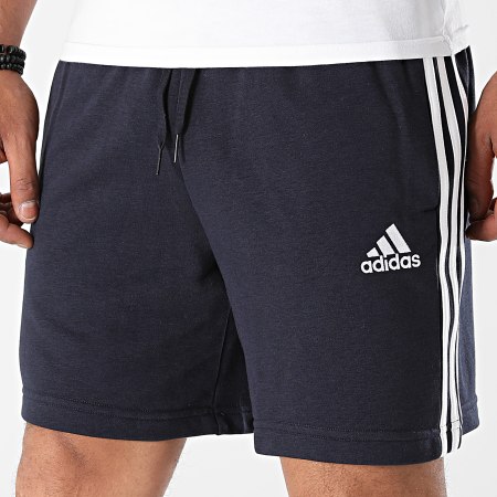 Adidas Sportswear - Short Jogging A Bandes 3 Stripes GK9598 Bleu Marine