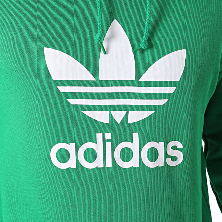 Adidas Originals - Sweat Capuche Trefoil H06668 Vert