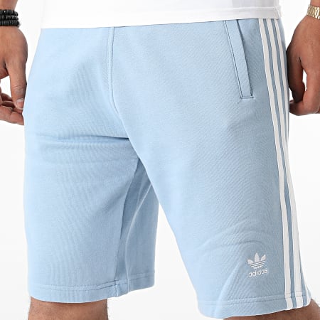 Adidas Originals - Short Jogging A Bandes 3 Stripes H06692 Bleu Clair