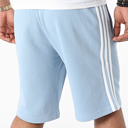 Adidas Originals - Short Jogging A Bandes 3 Stripes H06692 Bleu Clair