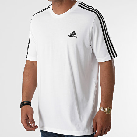 Adidas Performance - Camiseta 3 Rayas GL3733 Blanca