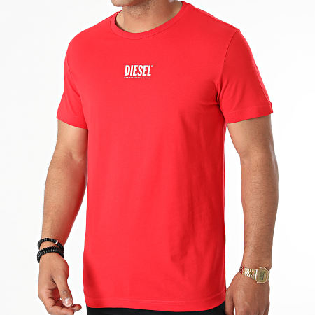 Diesel - Tee Shirt Diegos Ecosmallogo A02878-0AAXJ Rouge