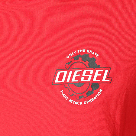 Diesel - Tee Shirt Diegos K23 A02973-0GRAI Rouge