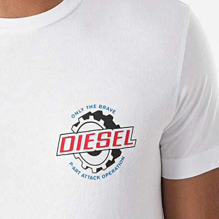 Diesel - Tee Shirt Diegos K23 A02973-0GRAI Blanc