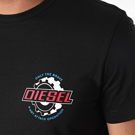 Diesel - Tee Shirt Diegos K23 A02973-0GRAI Noir