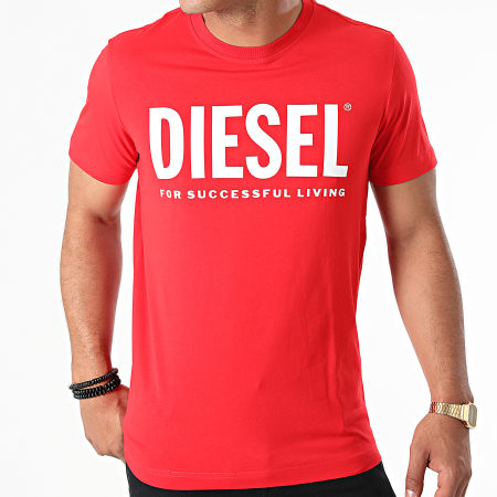 Diesel - Maglietta Diegos Ecologo A02877-0AAXJ Rosso