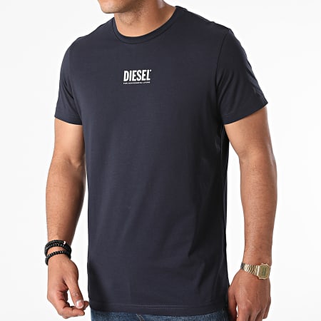 Diesel - Tee Shirt Diegos Ecosmallogo A02878-0AAXJ Bleu Marine