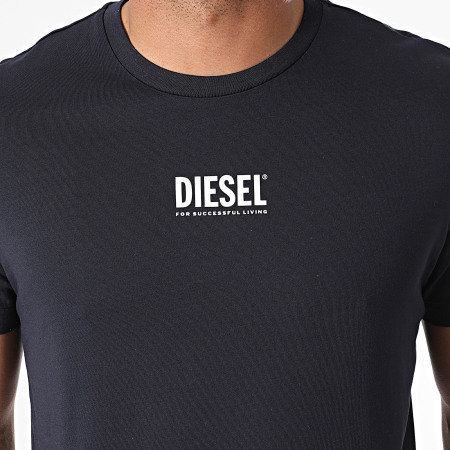 Diesel - Maglietta Diegos Ecosmallogo A02878-0AAXJ Blu navy