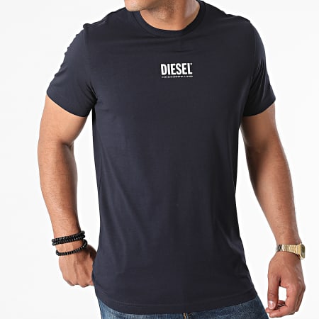 Diesel - Maglietta Diegos Ecosmallogo A02878-0AAXJ Blu navy