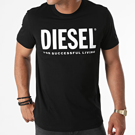 Diesel - Camiseta Diegos Ecologo A02877-0AAXJ Negro
