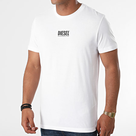 Diesel - Tee Shirt Diegos Ecosmallogo A02878-0AAXJ Blanc