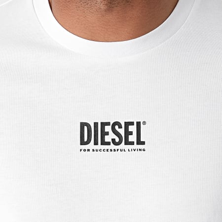 Diesel - Maglietta Diegos Ecosmallogo A02878-0AAXJ Bianco