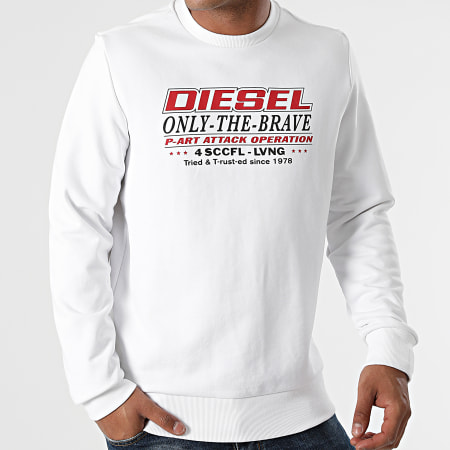 Diesel - Sweat Crewneck Girk K21 A02969-0HAYT Blanc