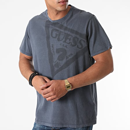 Guess - Tee Shirt M1YI85-K8FQ1 Bleu Marine