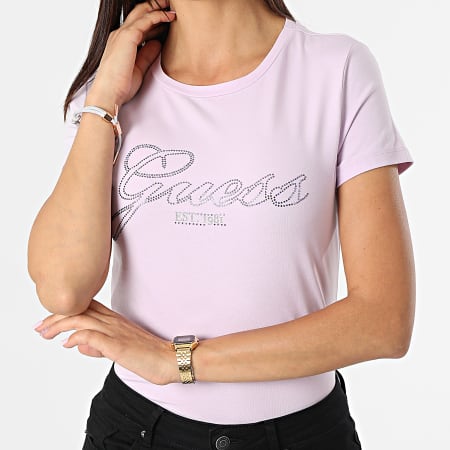 Guess - Camiseta de mujer W1YI85 Rosa