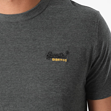 Superdry - OL Camiseta bordada vintage M1010882A Gris antracita brezo