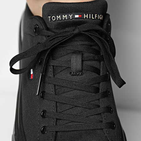Tommy Hilfiger - Baskets Lightweight Stripes 3612 Black