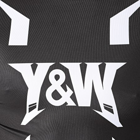 Y et W - Tee Shirt De Sport Manches Longues Haut Training Noir