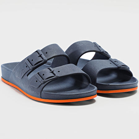 Cacatoès - Sandales Brasilia Navy Orange Fluo