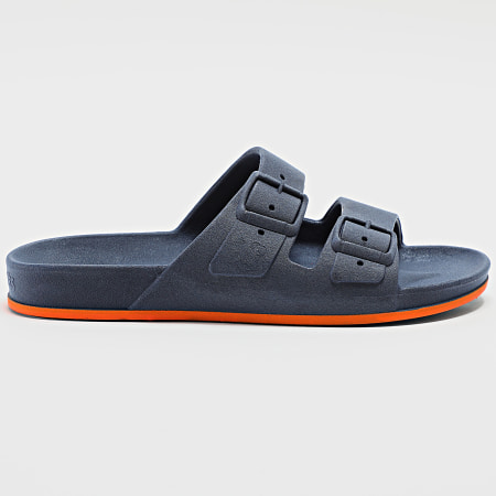 Cacatoès - Sandales Brasilia Navy Orange Fluo