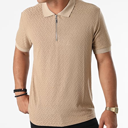 Uniplay - Polo Manches Courtes PL-02 Beige