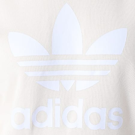Adidas Originals - Felpa con cappuccio Trefoil da donna H33586 Beige