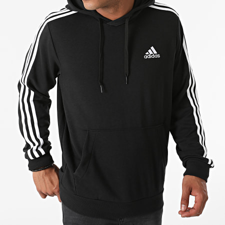Adidas Sportswear - Sweat Capuche A Bandes GK9062 Noir