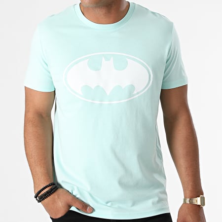 DC Comics - Tee Shirt Logo Mint Blanc