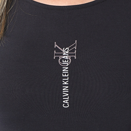 Calvin Klein - Body Femme Manches Longues Logo 6465 Noir