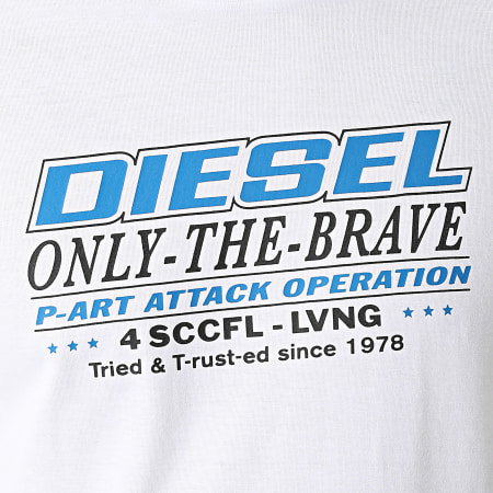 Diesel - Tee Shirt Diegos K20 A02970-0GRAI Blanc