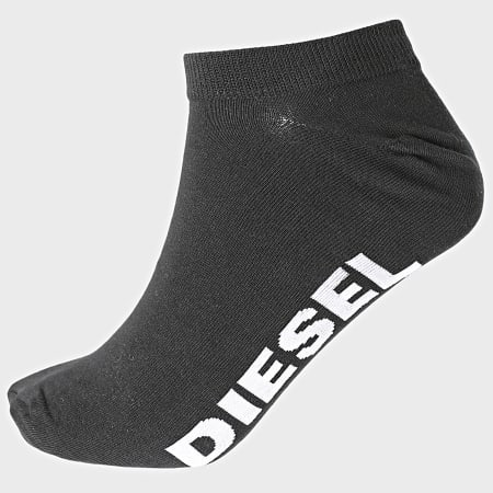 Diesel - Lot De 3 Paires De Chaussettes Basses 00SI8H-0JAXU Noir Vert Kaki
