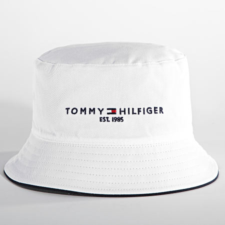 Tommy Hilfiger - Bob Réversible Established 7606 Blanc Bleu Floral
