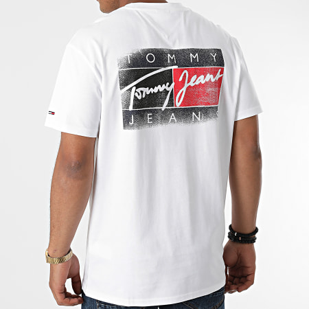 Tommy Jeans - Tee Shirt Faded Flag DM0DM10952 Blanc