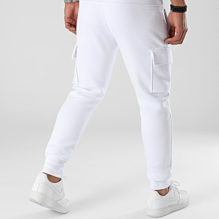 Final Club - Pantalon Jogging Cargo Premium Fit 694 Blanc