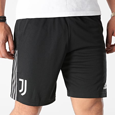 Adidas Sportswear - Juventus GR2949 Pantaloncini da jogging con banda nera
