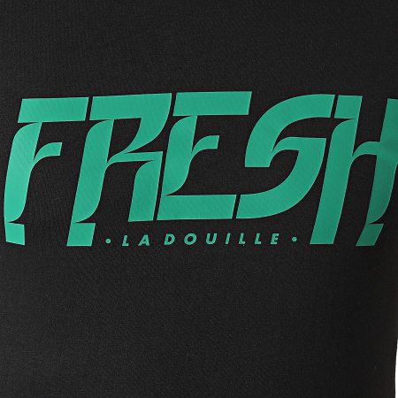 Fresh La Douille - Tee Shirt Logo Noir Vert