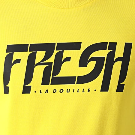 Fresh La Douille - Maglietta con logo giallo e nero