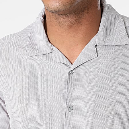 Mackten - Camicia a maniche corte 405 grigio