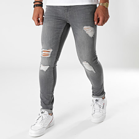Only And Sons - Jean Skinny Warp Gris