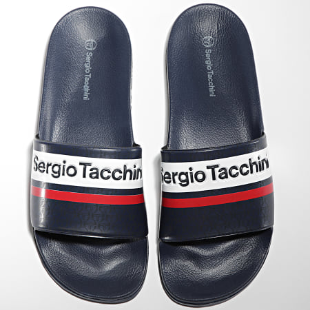 Sergio Tacchini - Claquettes Ansley Bleu Marine
